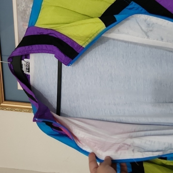 Vintage 80's Mureli Jacket Retro Colorblock Rockabilly 90s - Picture 9 of 12